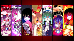 Touhou goddess Vampires houraisan