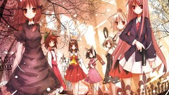 Touhou Guns school uniforms