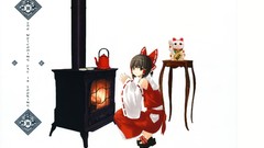 Touhou hakurei reimu red