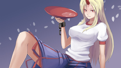 Touhou horns Oni Sake