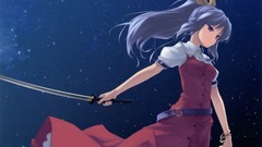 Touhou Katana long hair