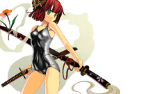 Touhou Katana redheads wet