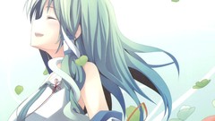 Touhou long hair miko