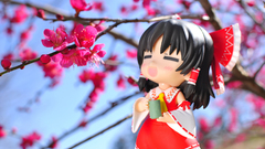 Touhou miko hakurei reimu