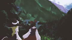 Touhou miko kirisame marisa