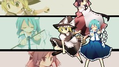 Touhou miko kirisame marisa