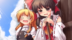 Touhou miko kirisame marisa