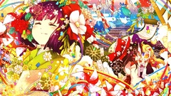 Touhou multicolor Flowers kirisame