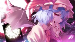 Touhou night moon clocks