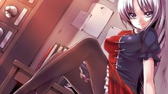 Touhou nurses pantyhose white