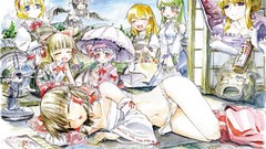 Touhou Oni Vampires miko