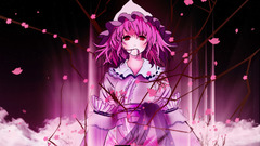 Touhou pink pink hair