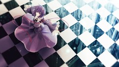 Touhou purple hair purple