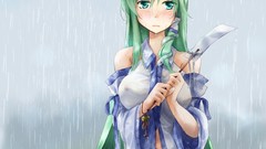 Touhou rain wet long
