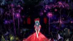 Touhou red dress kagiyama