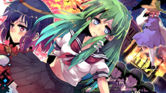 Touhou school uniforms goddess