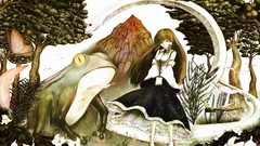 Touhou snakes miko Frogs