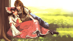 Touhou Trees dress grass