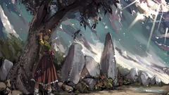 Touhou Trees Flowers skirts