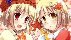 Touhou twins hats Aki