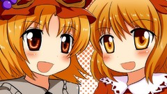 Touhou twins hats Aki