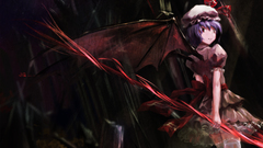 Touhou wings dark dress