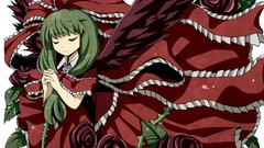 Touhou wings dress Flowers