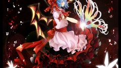 Touhou wings dress Flowers
