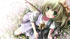 Touhou wings dress Flowers