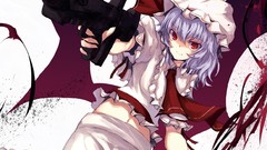 Touhou wings Guns skirts