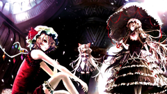 Touhou wings long hair