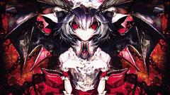 Touhou wings Vampires red