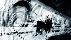 Touhou yakumo yukari monochrome