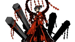 Touhou yasaka kanako video games Simple Background Shigureru