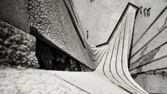 Tower monochrome architecture iran tehran