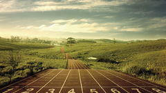 Track nature running jogging