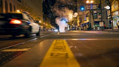 Traffic lights traffic streets cityscapes police cars