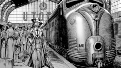 Train stations dieselpunk
