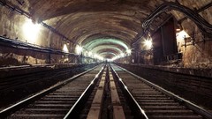 Trains Metro subway Moscow