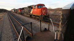 Trains outdoors railroad tracks