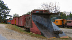 Trains snow plow
