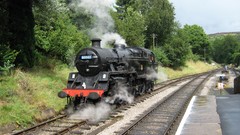 Trains steam engine railway