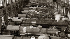 Trains train stations vehicles