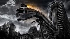 Trains urban disasters romantically