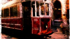 Tram Istanbul taksim Istiklal street