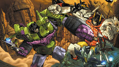 Transformers hasbro fight cartoon