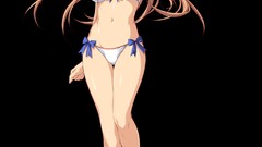 Transparent Anime long hair bikini vectors swimsuits Culture 