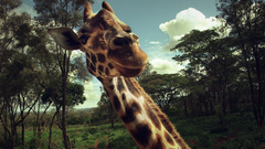 Trees Animals wildlife surprise