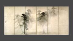 Trees black wall tree brush pencil