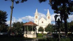 Trees Brazil churches Paraná Campo Largo bandstand